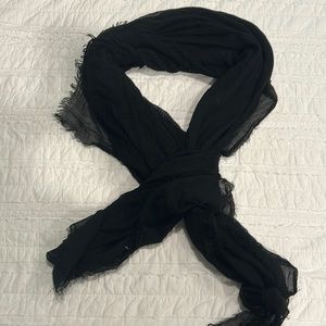 Oversized Black Scarf from Zara